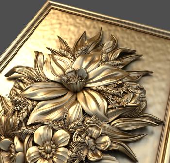 3D model Bouquet of flowers (STL)